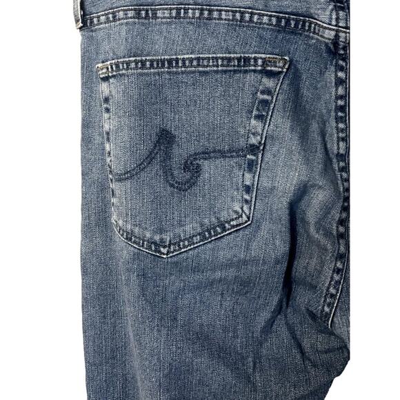 AG Adriano Goldschmied Everett Slim Straight Jeans Men's Size 36 32 Medium Wash - Picture 10 of 16